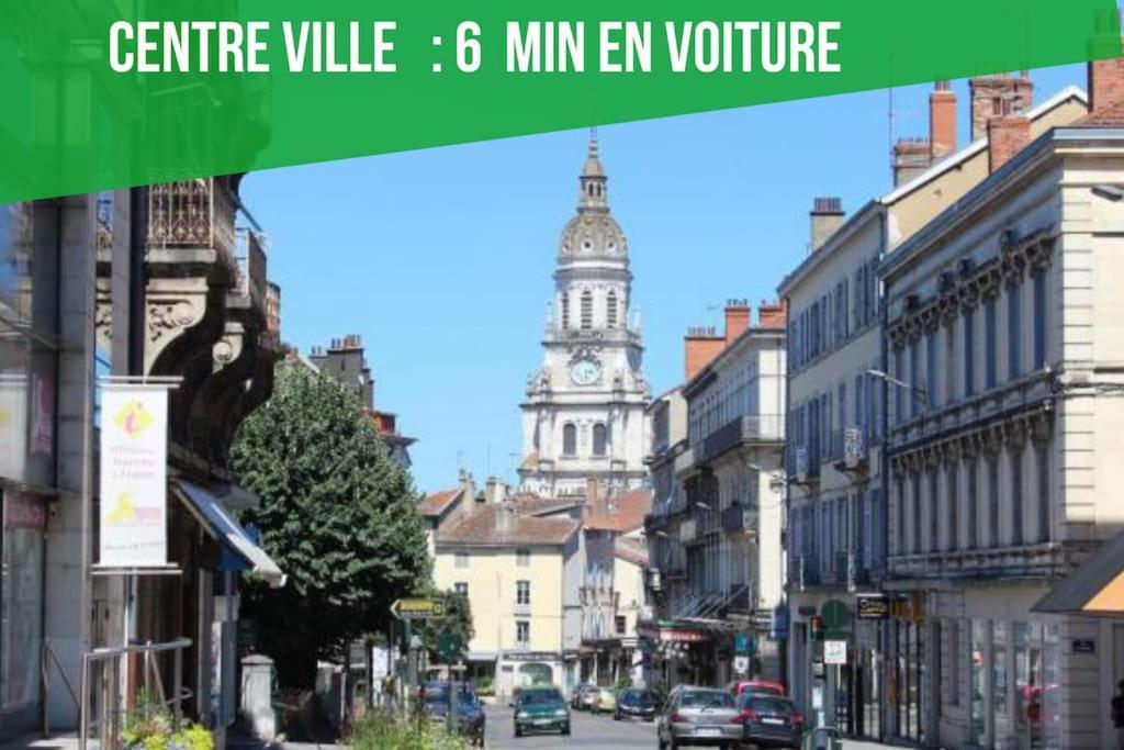 Ferienwohnung Le Coquet - Balcon - Proche Gare - Parking Bourg-en-Bresse Exterior foto