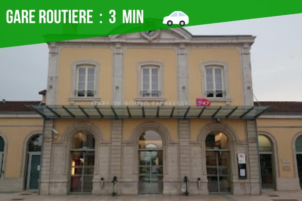 Ferienwohnung Le Coquet - Balcon - Proche Gare - Parking Bourg-en-Bresse Exterior foto