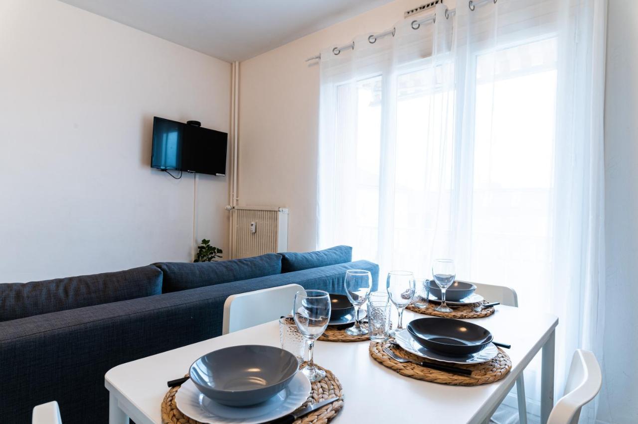 Ferienwohnung Le Coquet - Balcon - Proche Gare - Parking Bourg-en-Bresse Exterior foto